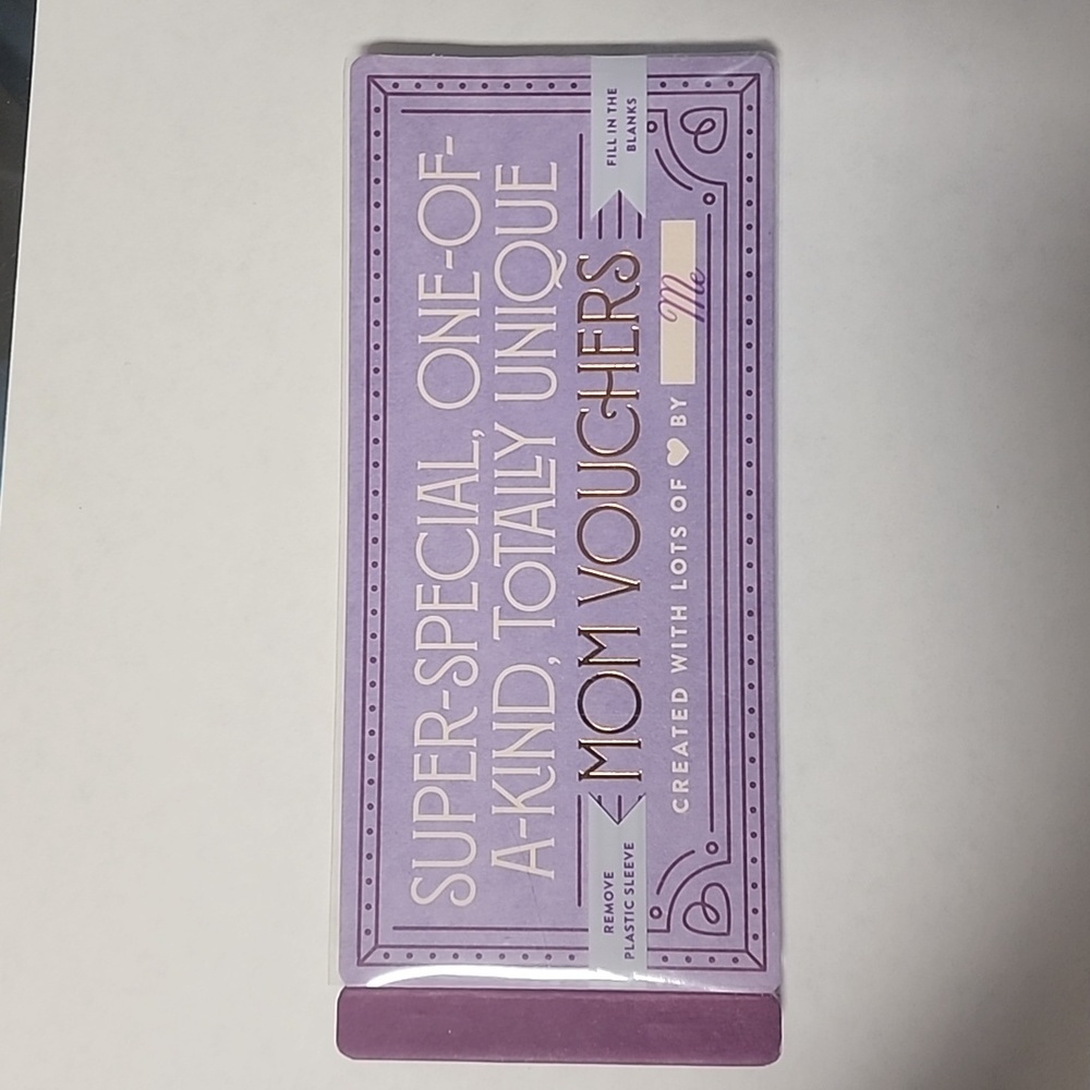 Knock Knock Fill in the Love Mom Vouchers, Book of 15 Unique Perforated Coupons,